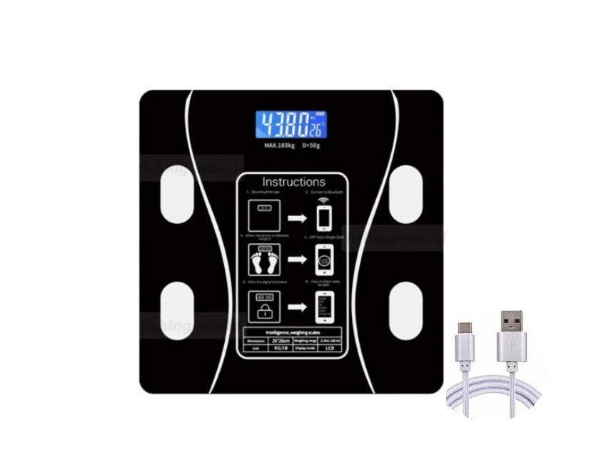 Body Fat Scale 180kg Bluetooth Smart BMI Digital Bathroom Wireless Weight Scales - Image 8